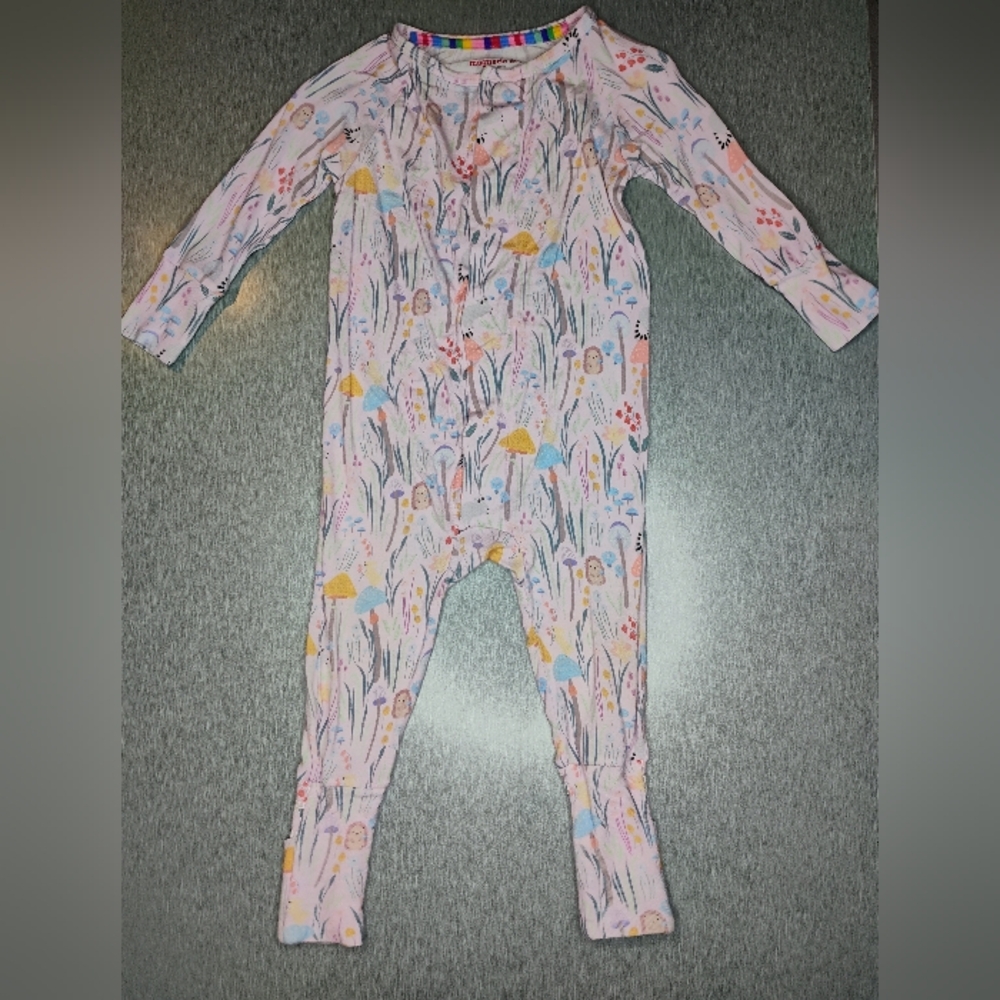 Magnetic Me Pink Mushroom Onesie
